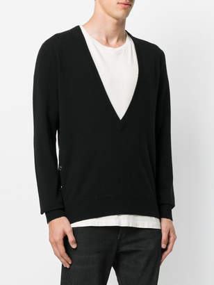 Givenchy deep V-neck sweater