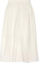 Thumbnail for your product : Tibi Sonoran eyelet-cotton skirt