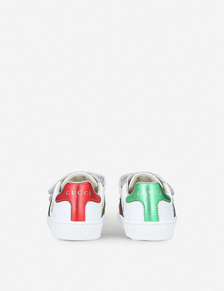 kids white gucci trainers