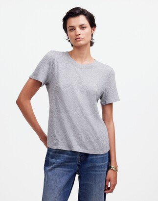 メイドウェル Madewell Softfade Cotton Oversized Tee レディース シャツ トップス Capers Madewell Softfade Cotton Oversized Tee (Capers) Women's T