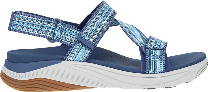 Dansko Women's Rayna Sports Sandal In Blue Multi Webbing