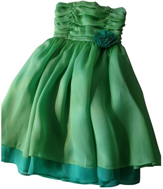 Max Mara green Silk Dresses