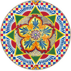 Hokku Designs Summer Collection Multicolor Floral Figure Patterned Modern Decorative Rug