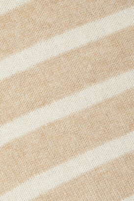 La Ligne Aaa Lean Lines Striped Cashmere Sweater - Brown