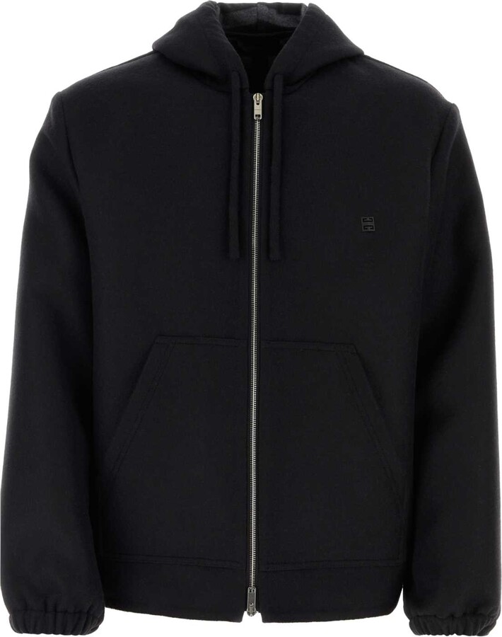 Givenchy Black Wool Blend Sweatshirt