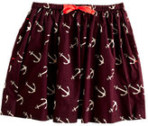 Thumbnail for your product : J.Crew Girls' anchor print skirt