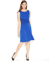 Thumbnail for your product : Calvin Klein Sleeveless Shutter Pleat Dress