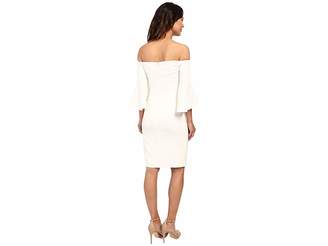 Laundry by Shelli Segal Montreal Stretch Crepe Off the Shoulder Cocktail