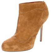 Thumbnail for your product : Sergio Rossi Suede Platform Booties