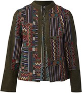 Thumbnail for your product : M&Co Izabel patchwork open front jacket