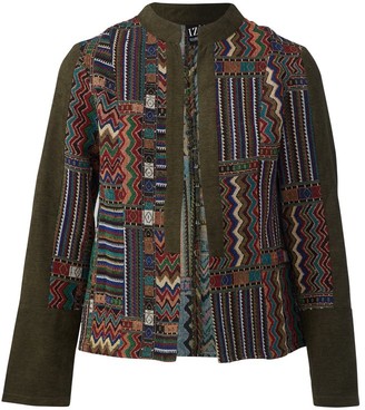 M&Co Izabel patchwork open front jacket