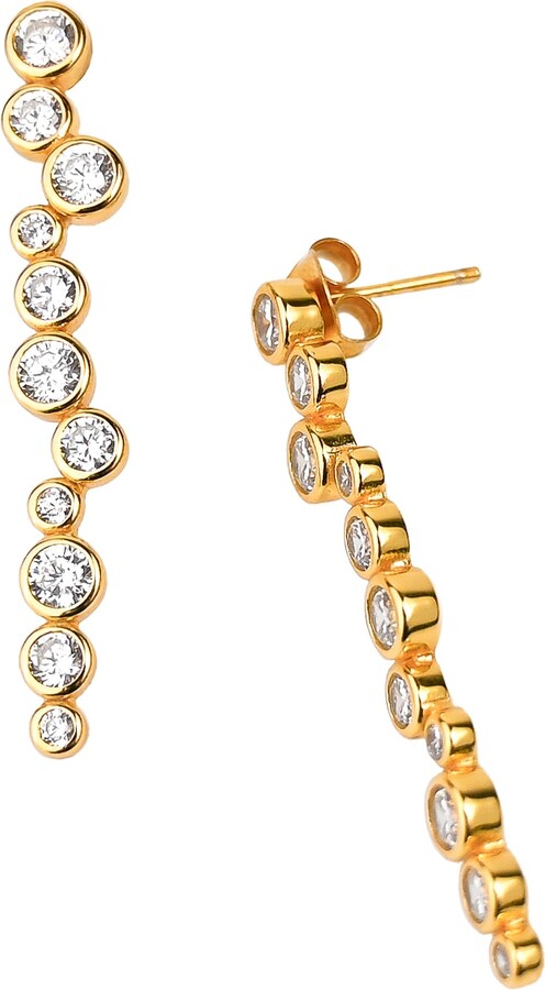 Zynnia Collective Gold Splatter Earrings