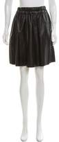 Thumbnail for your product : Derek Lam 10 Crosby Vegan Leather Knee-Length Skirt w/ Tags