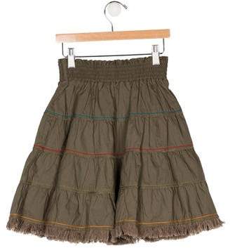 Catimini Girls' Flared Knee-Length Skirt w/ Tags