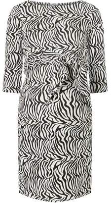 Mama Licious Womens **Mamalicious Maternity Multi Coloured Zebra Print Shift Dress