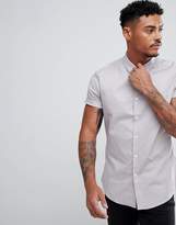 Thumbnail for your product : ASOS Stretch Slim Shirt In Gray