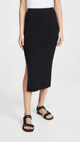 Thumbnail for your product : Edition10 Ribbed Skirt with Slit