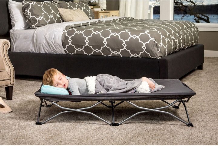 Regalo My Cot Portable Toddler Bed, Gray:- Gray