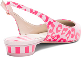 Thumbnail for your product : Sophia Webster Tyra Patent Leather Leopard Flats