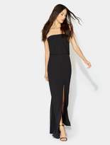 Thumbnail for your product : Halston Flowy Drape Back Gown
