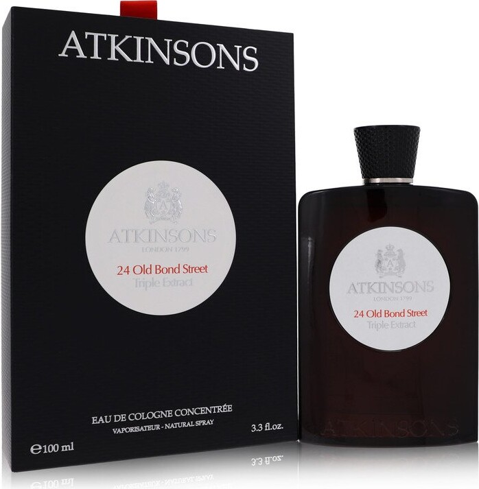 24 Old Bond Street Triple Extract by Atkinsons Eau De Cologne Concentree Spray 3.3 oz Men