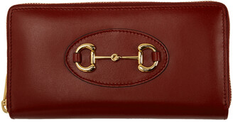 Gucci Red 1955 Horsebit Wallet