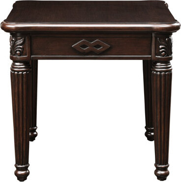 Traditional Side Table - Enhancing Living Room Aesthetics With Turned Legs And Intricate Surface Design