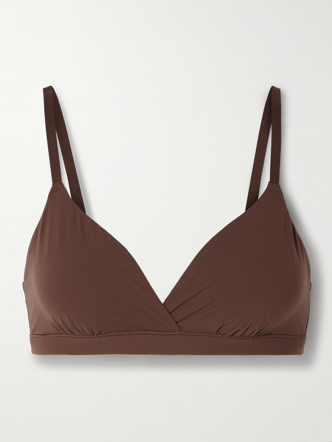 SKIMS Fits Everybody Crossover Bralette - Cocoa