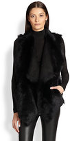 Thumbnail for your product : Donna Karan Reversible Shearling Vest