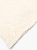 Thumbnail for your product : Johnstons of Elgin Rolled-brim Cashmere Beanie Hat - White