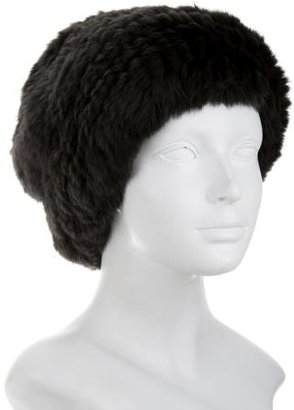 Brochu Walker Fur Knit Hat w/ Tags