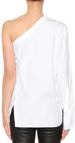 Thumbnail for your product : Helmut Lang One-shoulder cotton shirt
