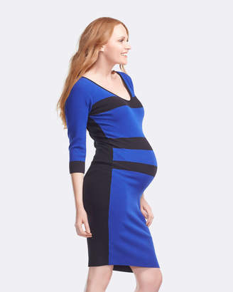 Soon Belle Zip Maternity Dress