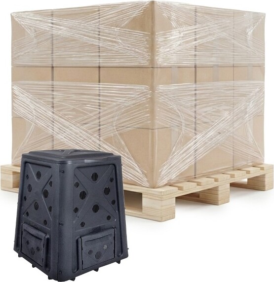 Redmon Redmon65GallonCapacityCompostBinwithLiftOffLid&4DoorAccess,27Pack