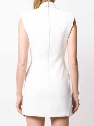 David Koma Button-Embellished Blazer Dress