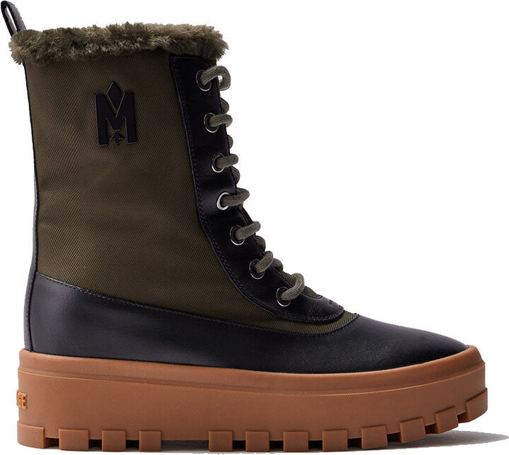 Mackage Noble Boot Mackage Noble Shearling-lined Wedge (r) Leather