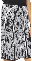 Thumbnail for your product : Diane von Furstenberg Samara Panther Lace Skirt