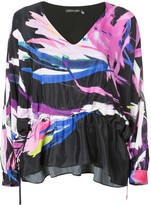Thumbnail for your product : Josie Natori Prism Poet Sleeve Top