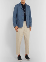 Thumbnail for your product : Officine Generale Indigo Striped Cotton Blazer