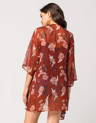 Hip Floral Womens Kimono