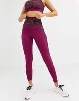Thumbnail for your product : Wolfwhistle Wolf & Whistle tie dye leggings in purple