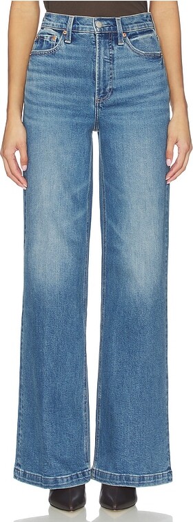Pistola Denim Lana Petite High Rise Ultra Wide Leg Jeans