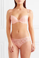 Thumbnail for your product : Chantelle Batignolles Stretch-lace Briefs - Pastel pink