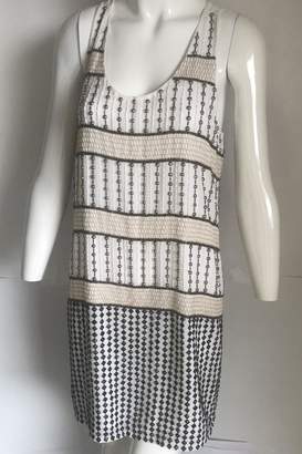 Parker Ivory Sequin-Beaded Dress