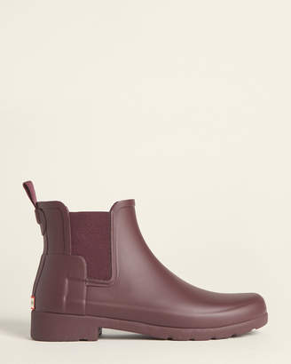 hunter rain boots oxblood