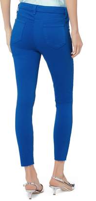L'Agence Margot Blue High-Rise Ankle Skinny Jeans