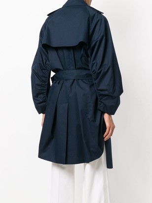 Stella McCartney Ruched Trench Coat