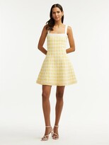 Thumbnail for your product : ODLR Gingham Plaid Flare Dress