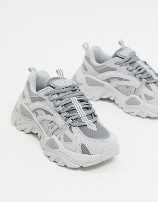 fila grey trainers