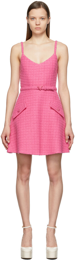 Pink Tweed Dress | Shop the world's largest collection of fashion 